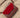 shoulder bag | coloré | faded burgundy + poppy red