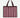 shopper | knitted stripes | chocolate + bubblegum