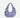 croissant hand bag | il sole | periwinkle lilac