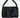 pleated hand bag | club chic | black